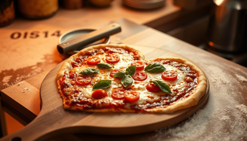 Baking Heart-Shaped Pizza