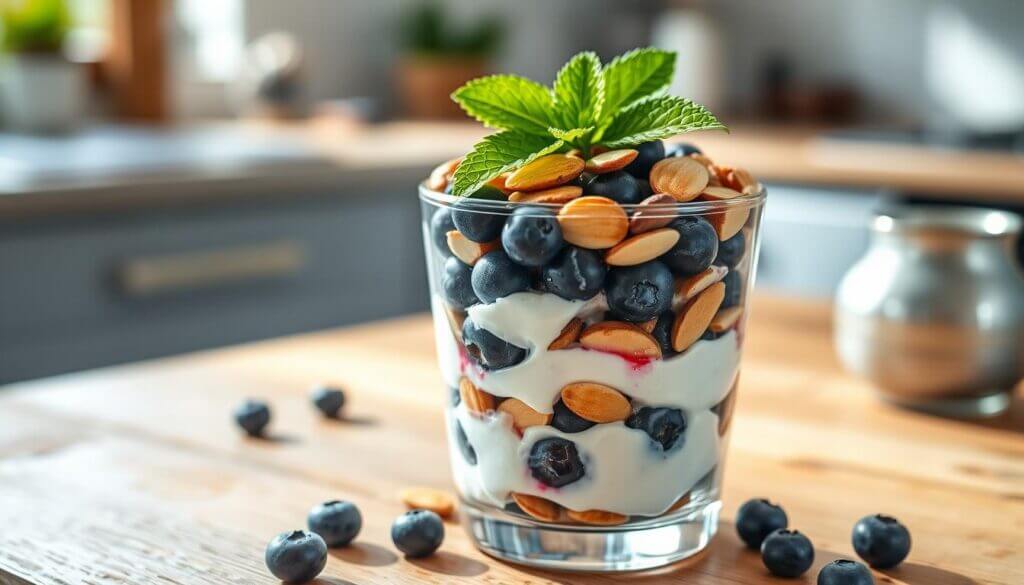 Blueberry Almond Parfait