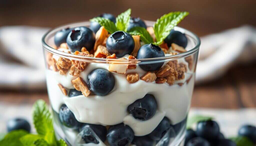 Blueberry Almond Parfait