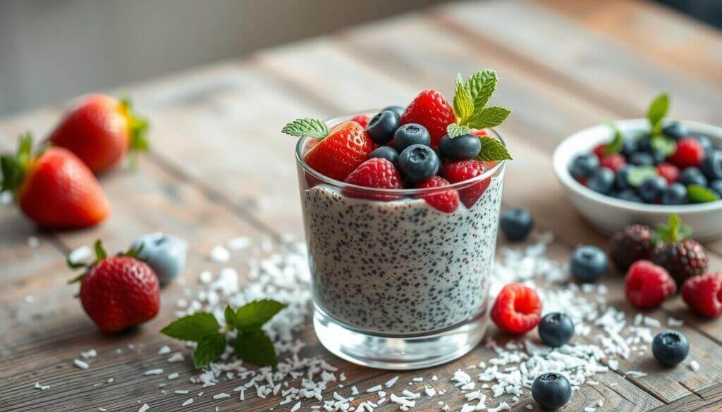 Chia Seed Pudding with Berries