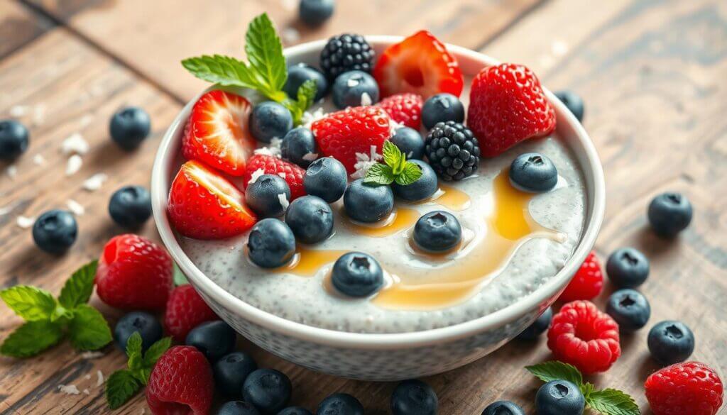 Chia Seed Pudding with Berries