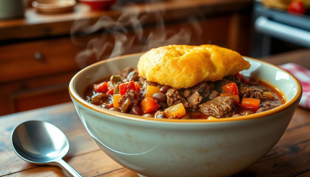 Chili Cornbread Casserole