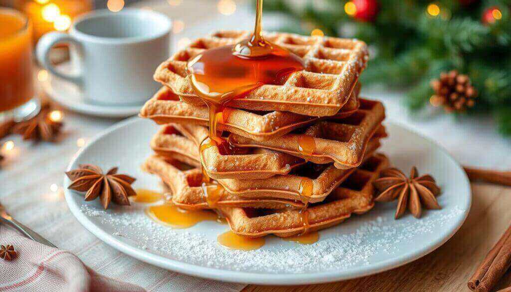 Gingerbread Waffles