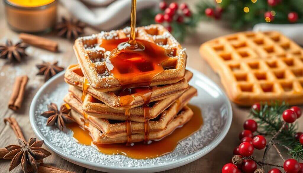 Gingerbread Waffles