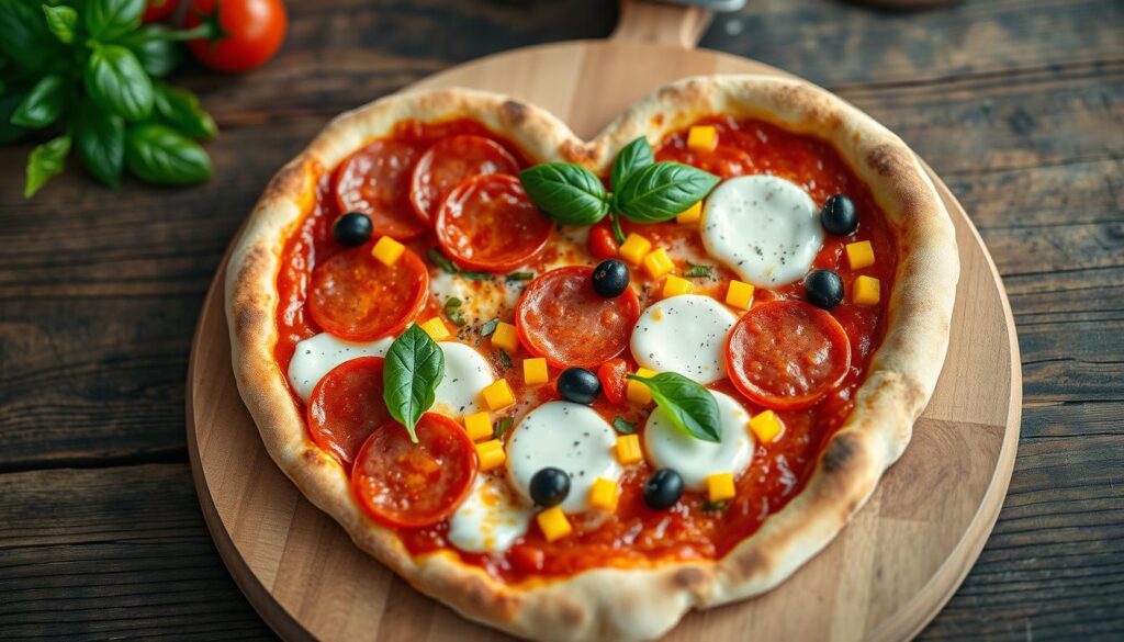 Heart-Shaped Pizza Toppings