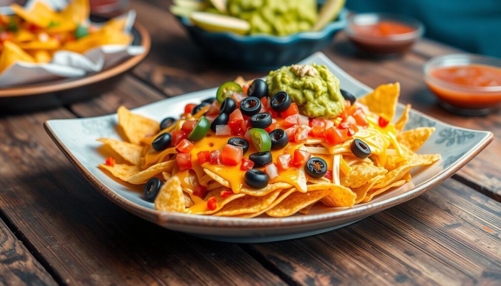 Layered nachos