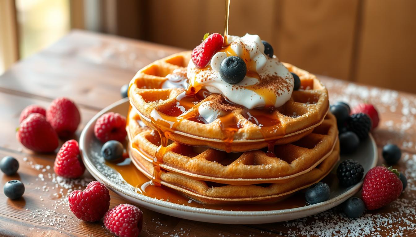 Maple Cinnamon Waffles