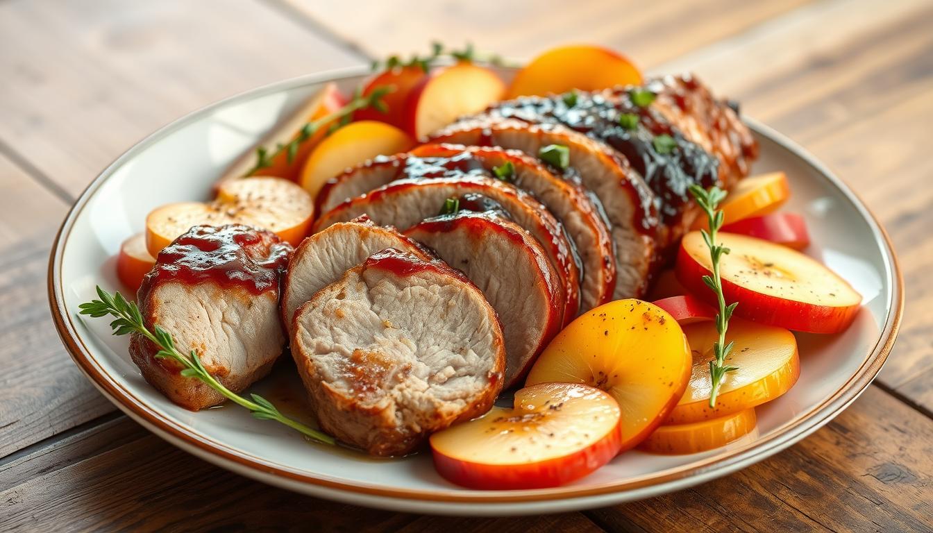 Pork Tenderloin with Apples