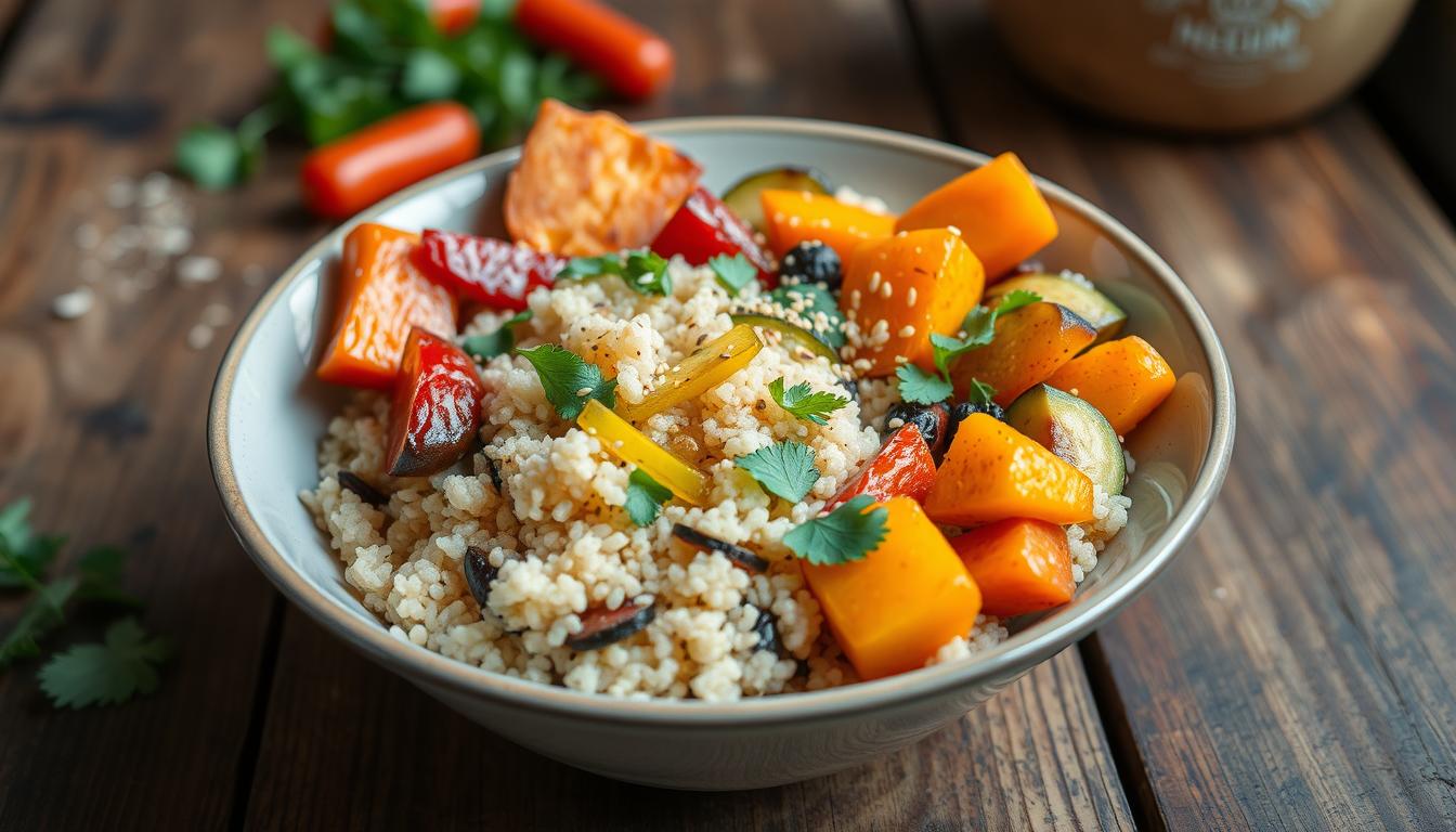 Quinoa Bowl with Roasted Vegetables