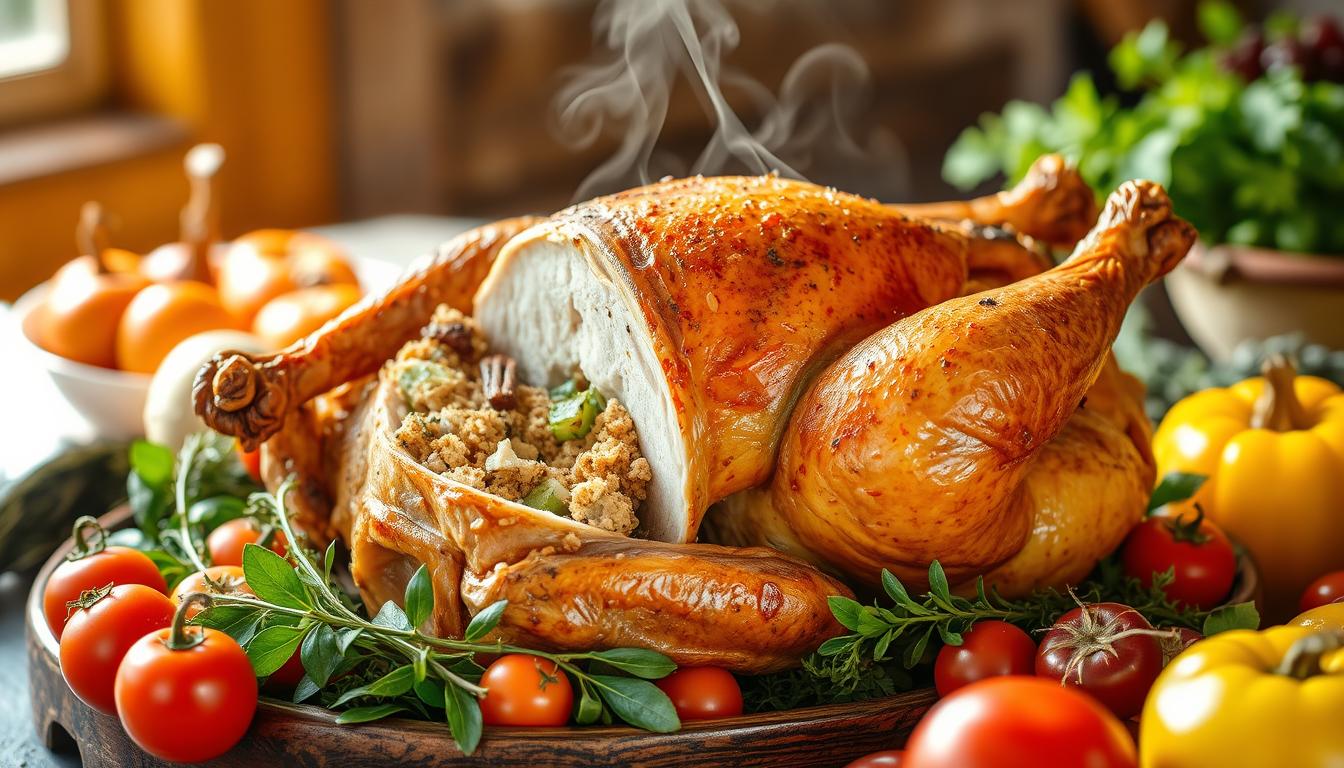 Roast Turkey with Stuffing