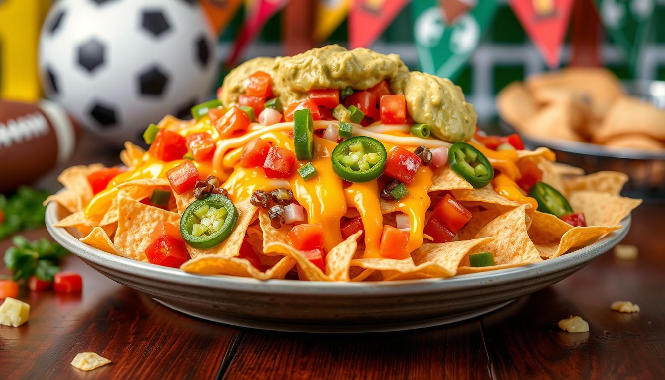 Super Bowl Nachos with Guacamole