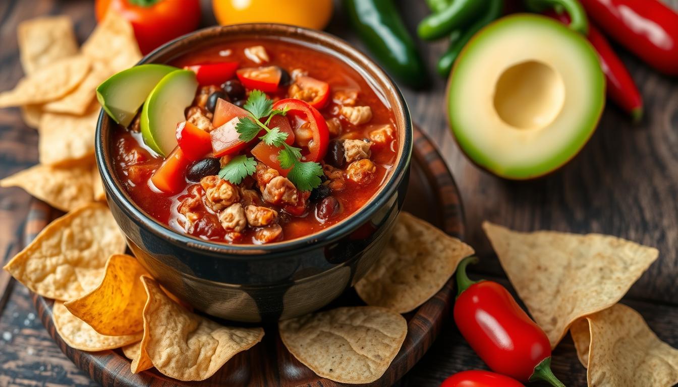 Turkey Chili with Avocado