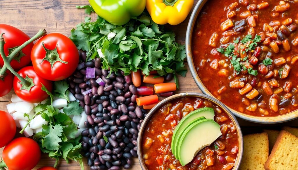 Vegetarian Chili Ingredients