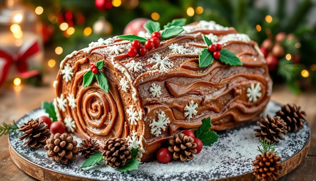 Yule Log Cake Decorations