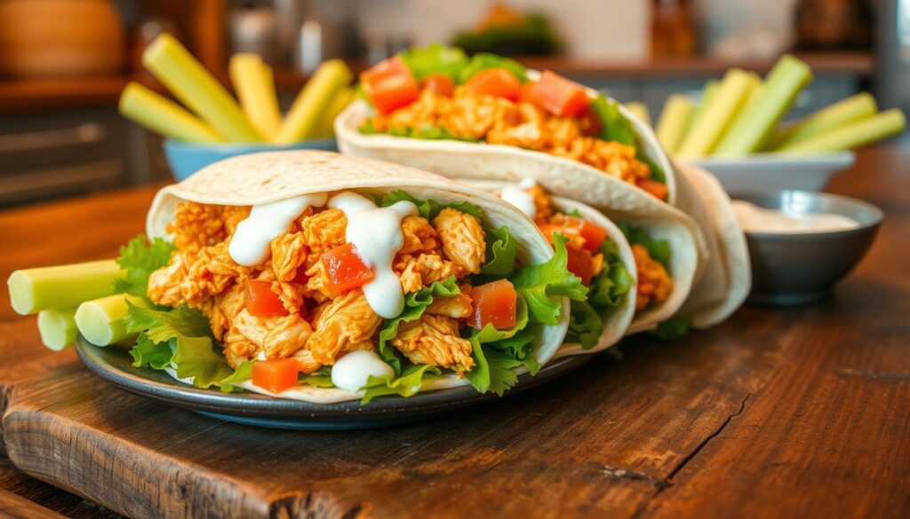 buffalo chicken wrap