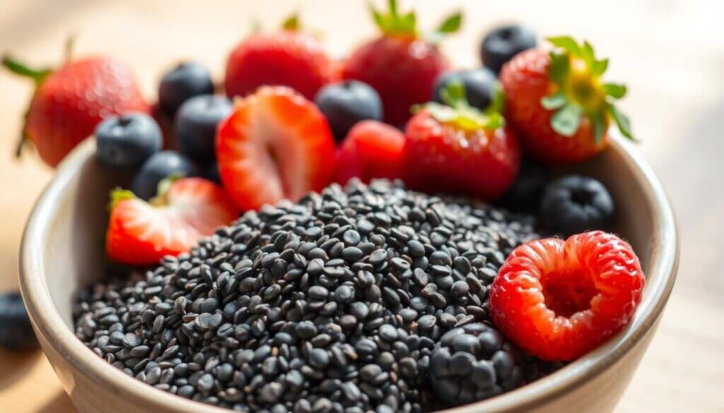 Chia Seed Pudding with Berries