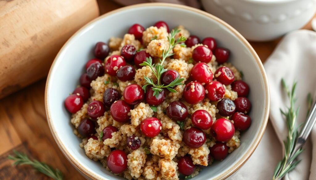 cranberry quinoa stuffing