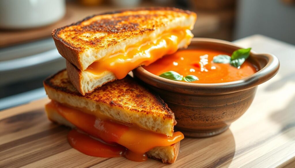 grilled cheese and tomato soup