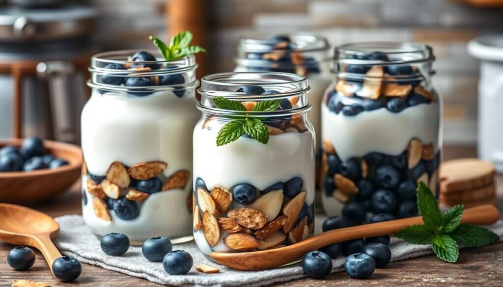 Blueberry Almond Parfait