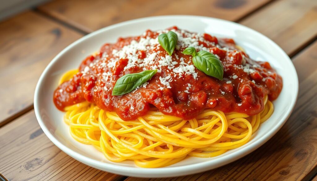 spaghetti squash with marinara