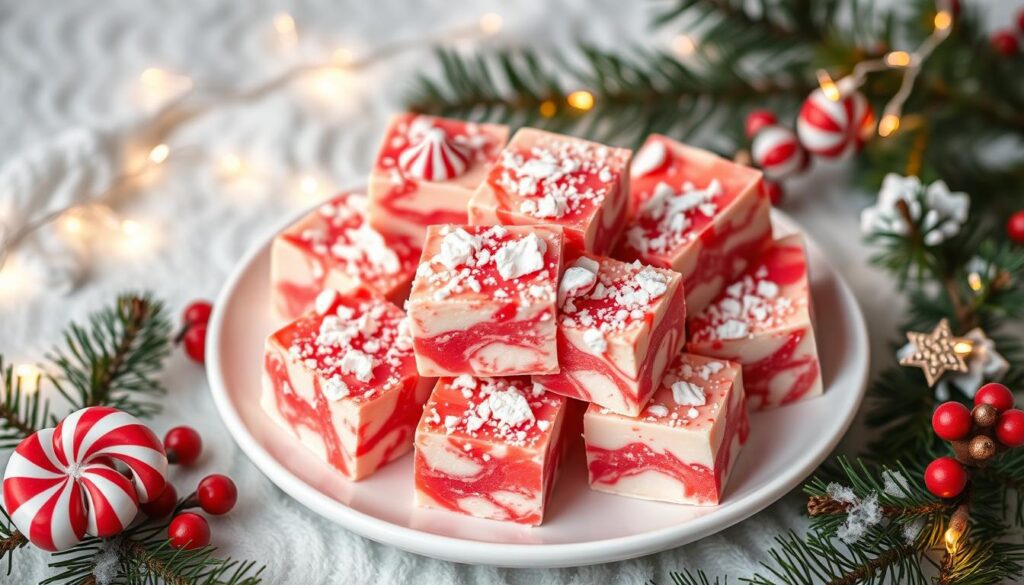 Candy Cane Fudge