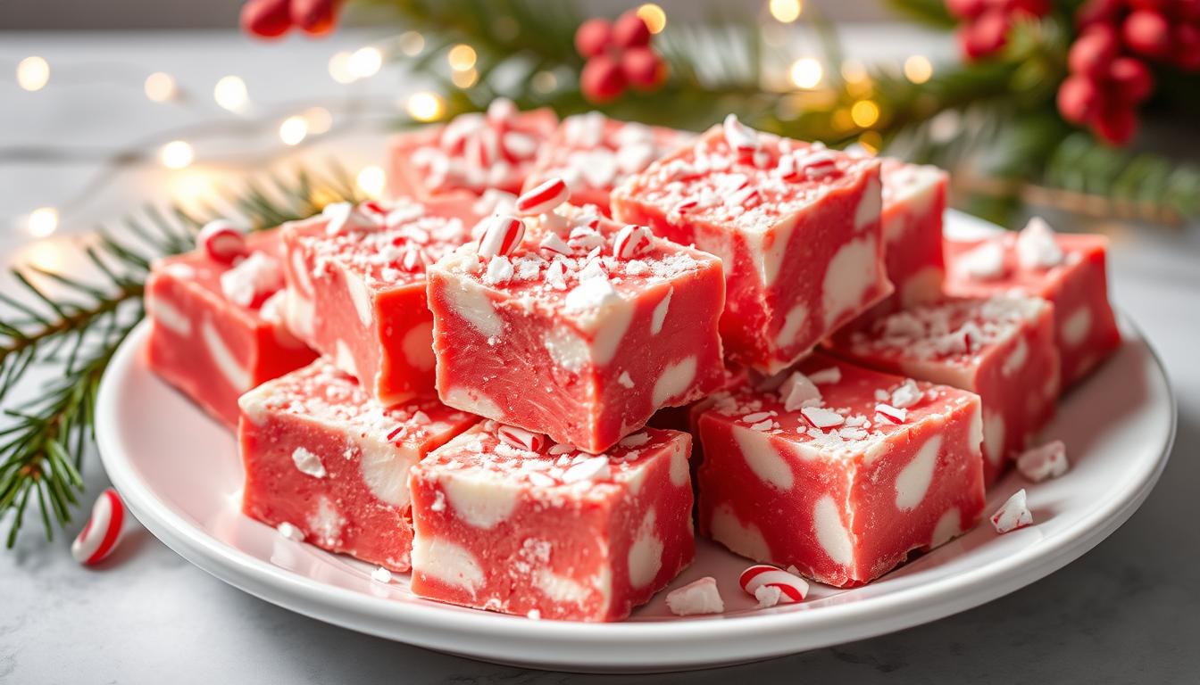 Candy Cane Fudge