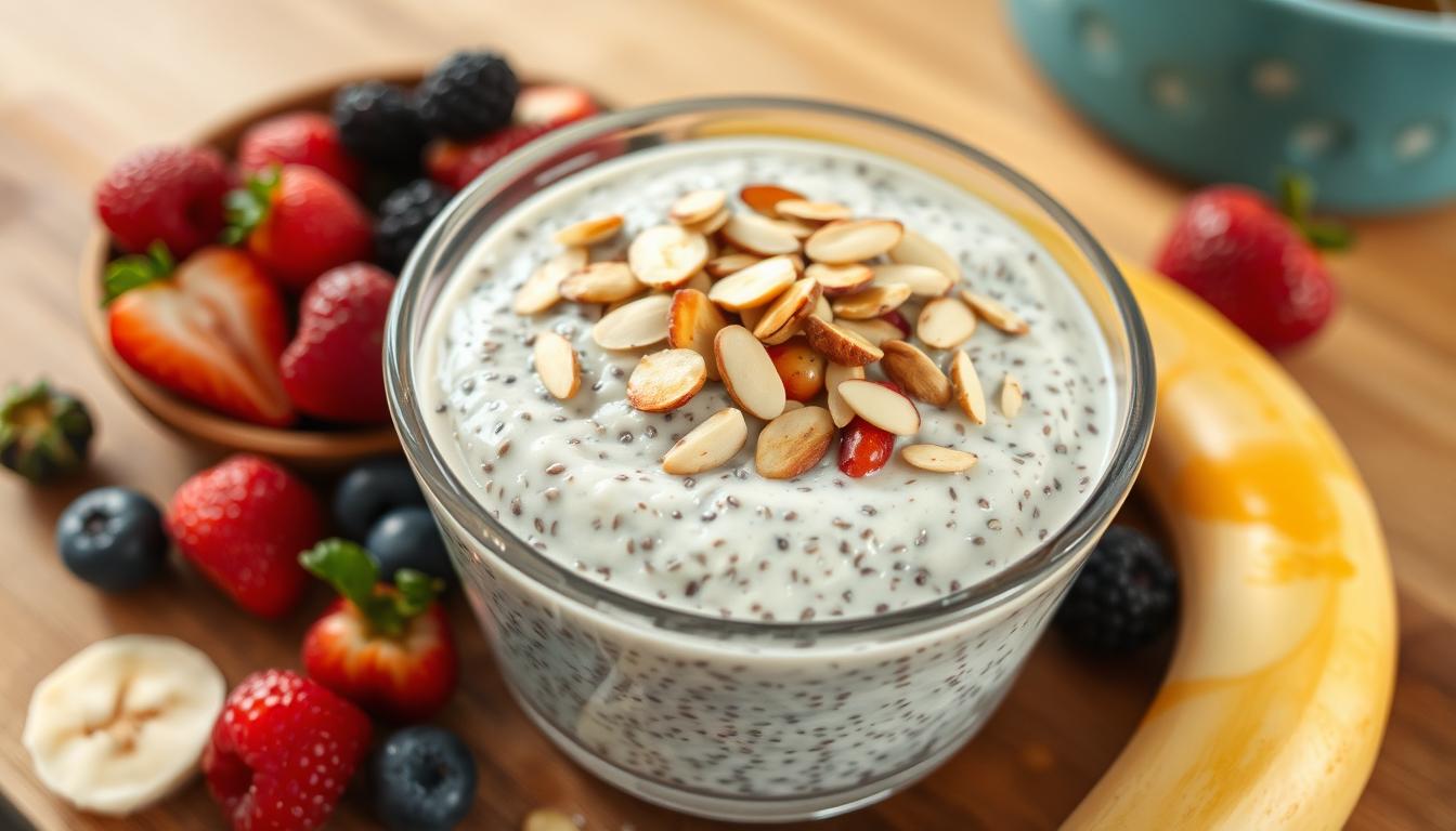 Chia Pudding with Almonds