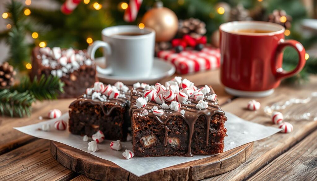 Peppermint Mocha Brownies