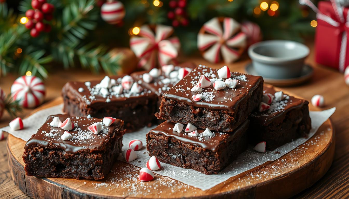 Peppermint Mocha Brownies