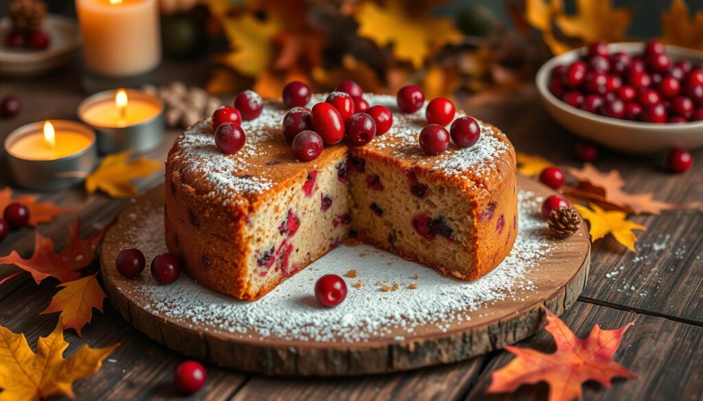 Spiced Cranberry Cake