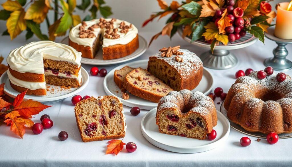 Spiced Cranberry Cake Variations