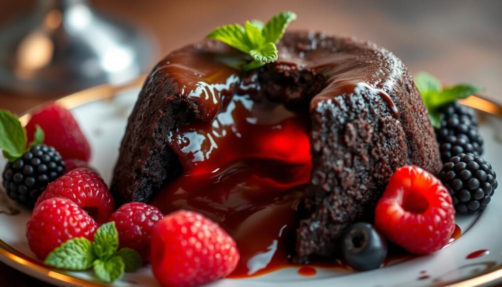 molten chocolate cake