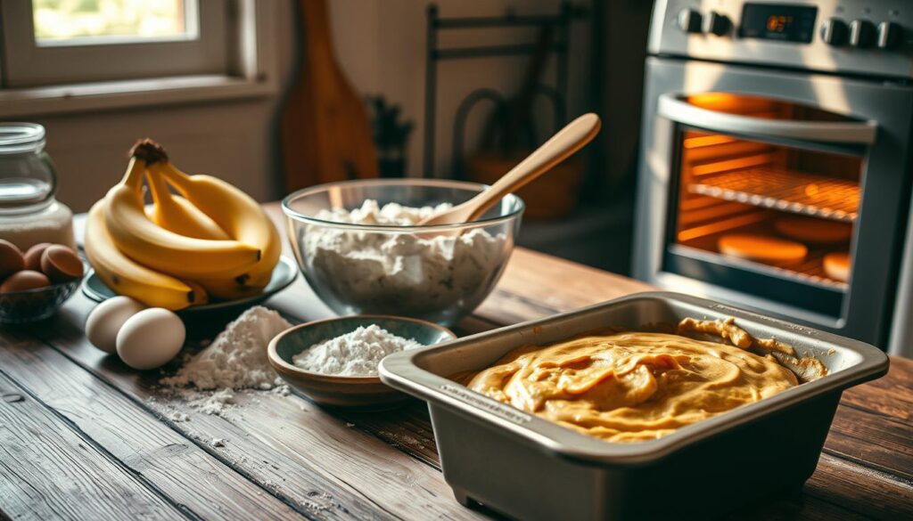 Baking Banana Bread