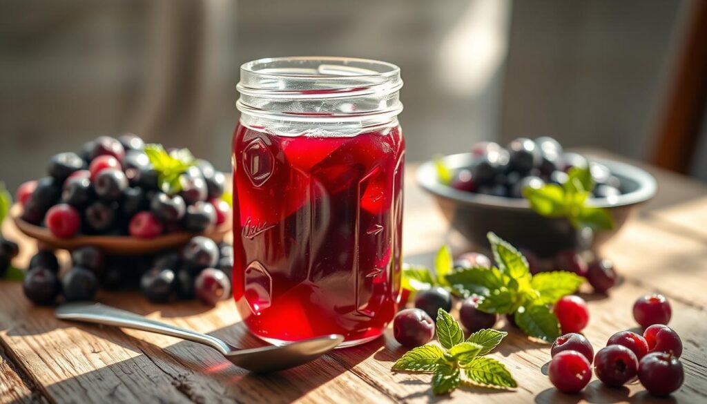 Homemade Huckleberry Jelly