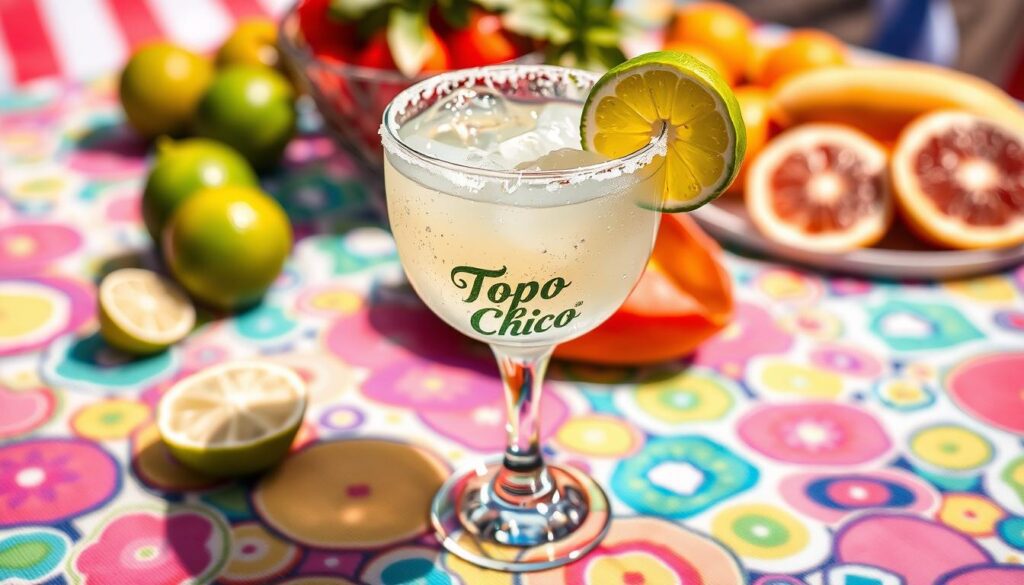 Topo Chico Margarita Glassware