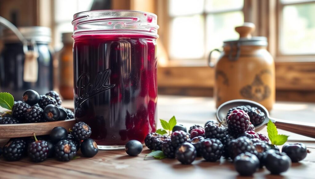 huckleberry jam