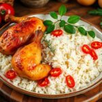 old fashioned baked chicken with rice and pimentos recipe