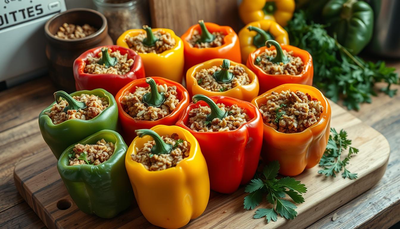 old fashioned stuffed bell peppers recipe