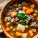 old fashioned vegetable beef soup recipe