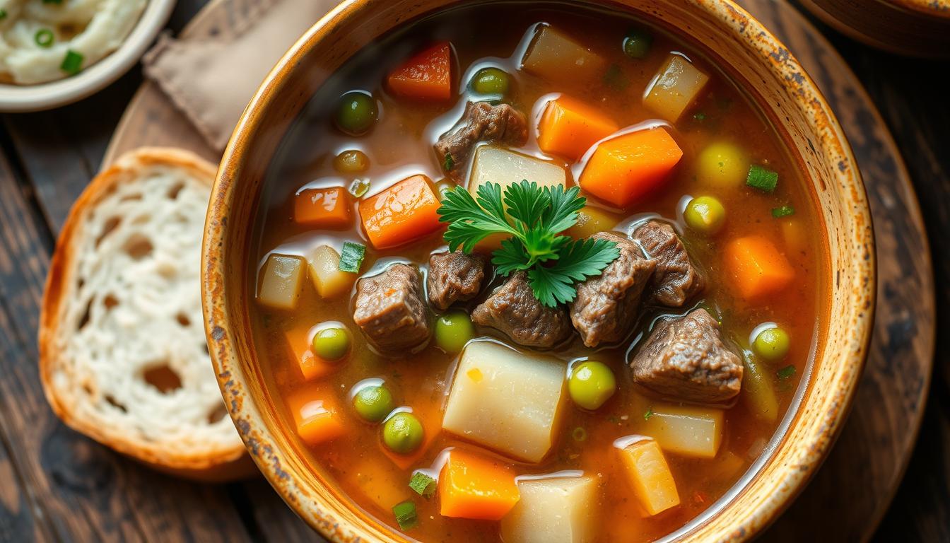 old fashioned vegetable beef soup recipe