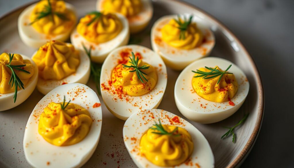 spicy deviled eggs